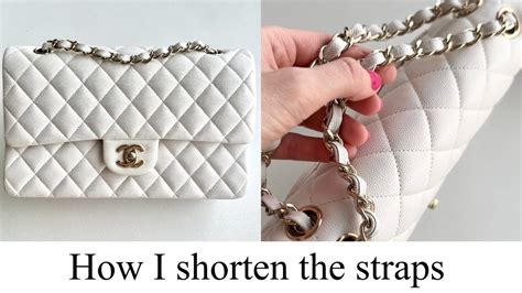 shorten Chanel bag strap